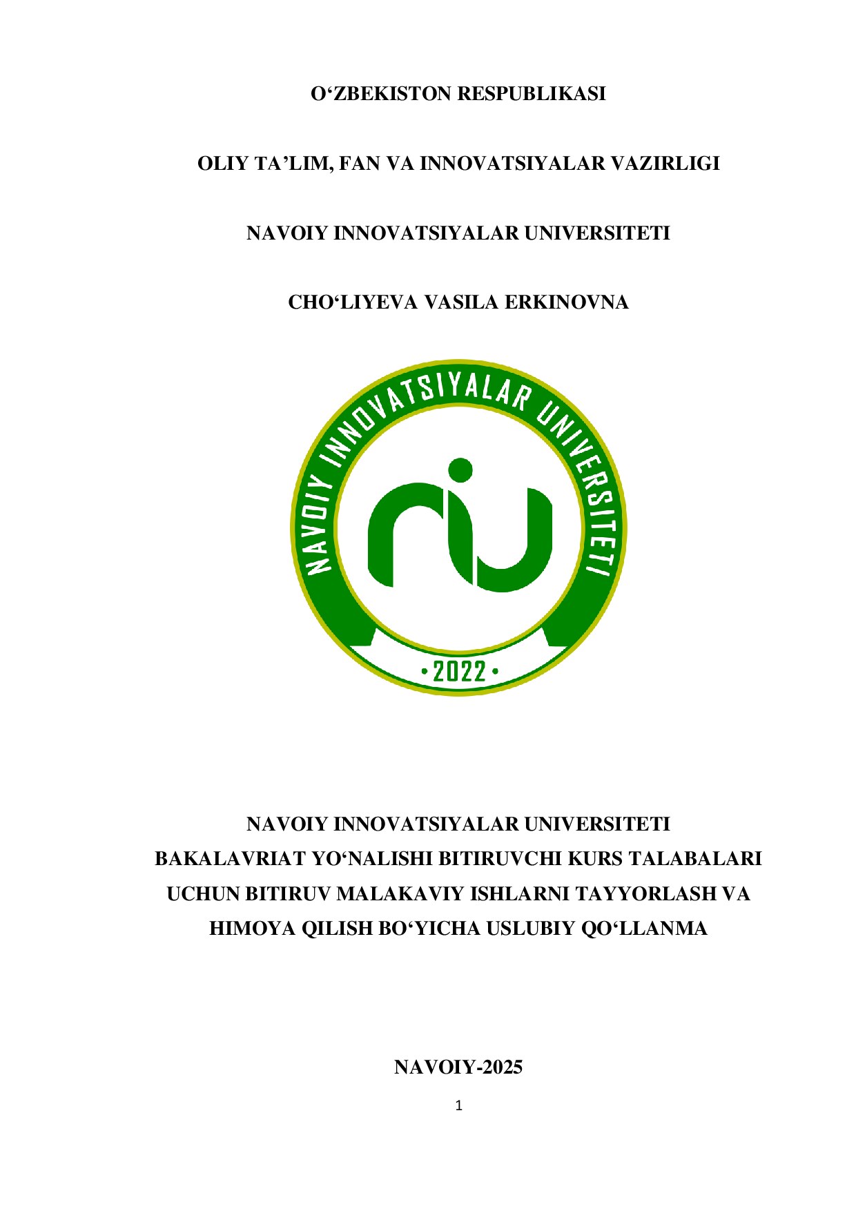 BMI_Uslubiy qo'llanma