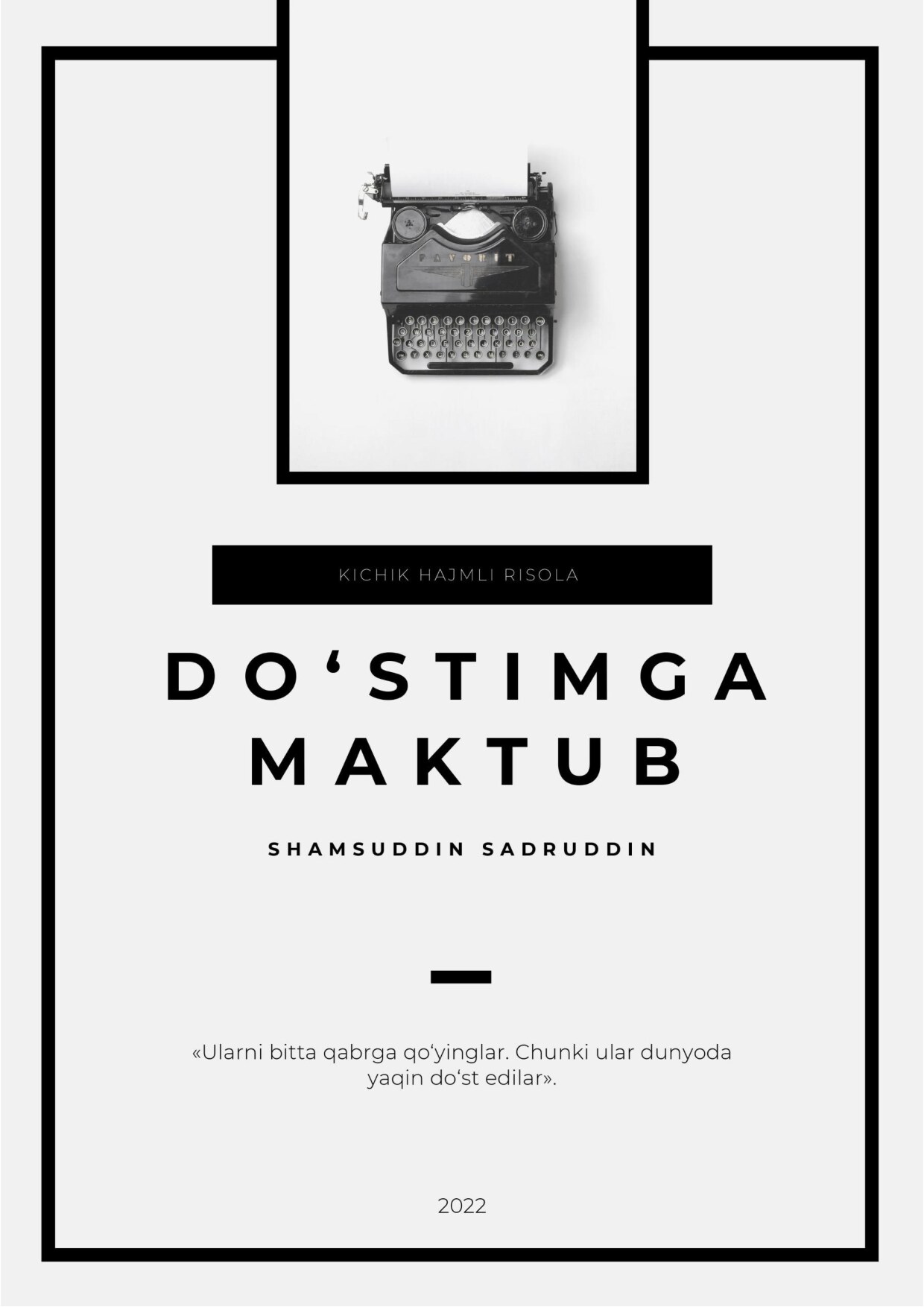 Do‘stimga maktub