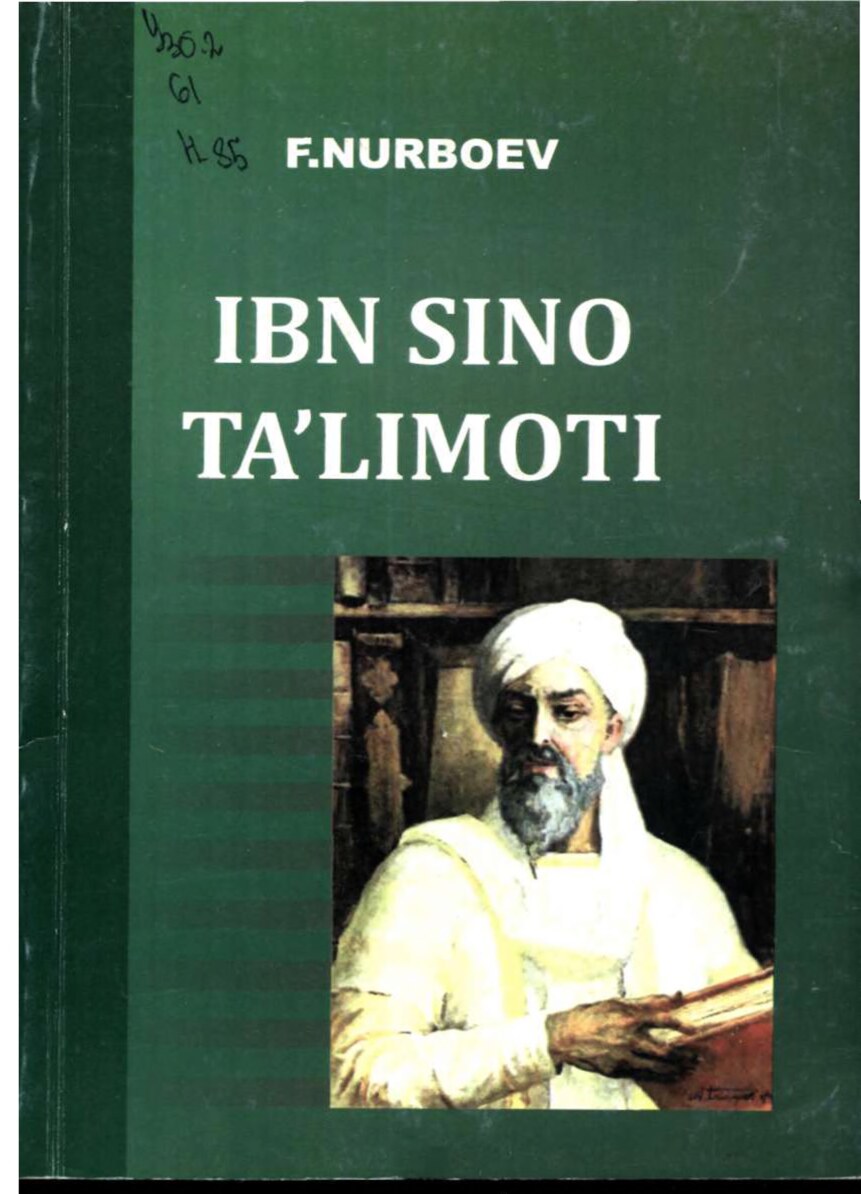 Nurboyev F. Ibn Sino ta'limoti. 2010