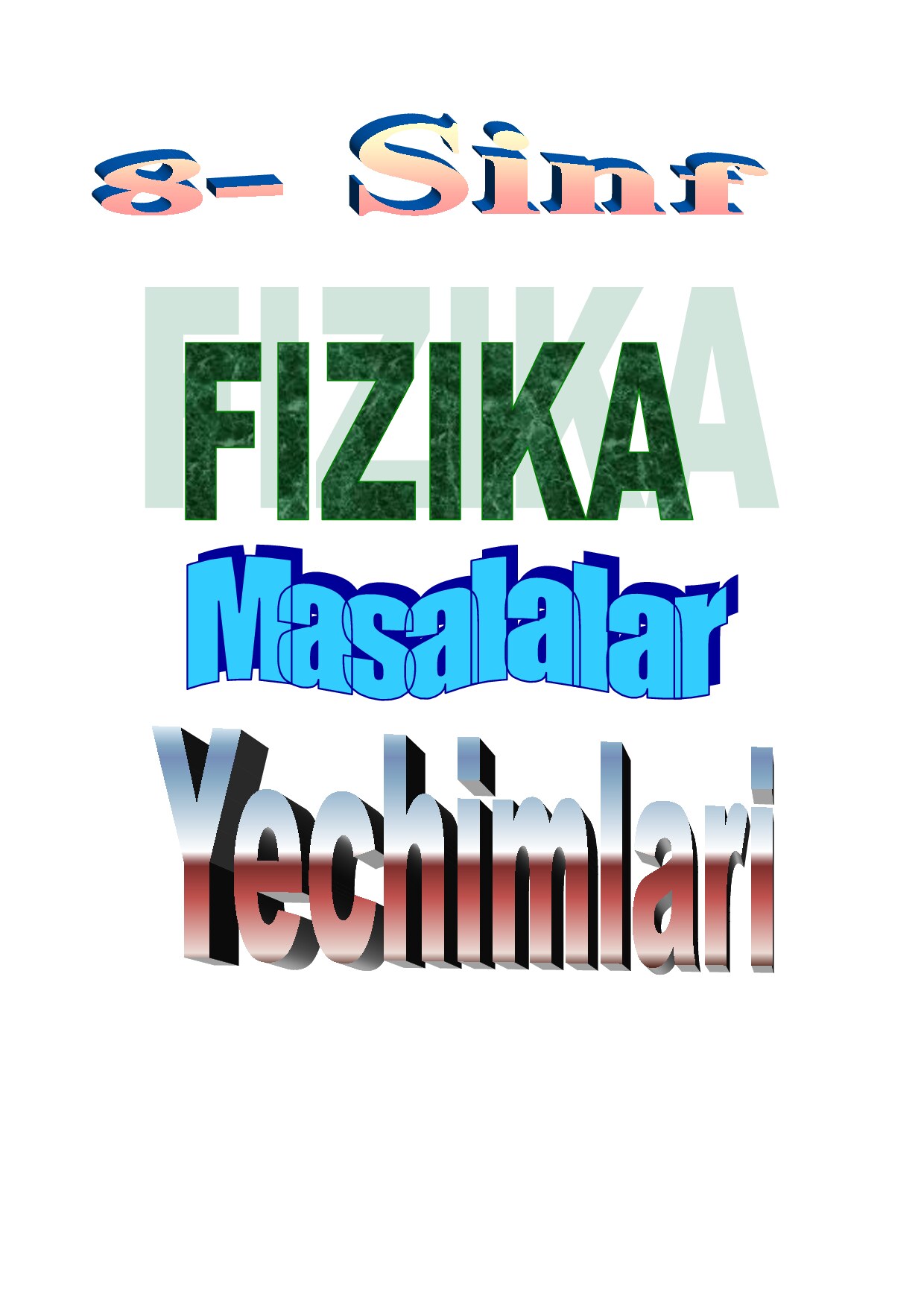 8-sinf fizika masalalar yechimi