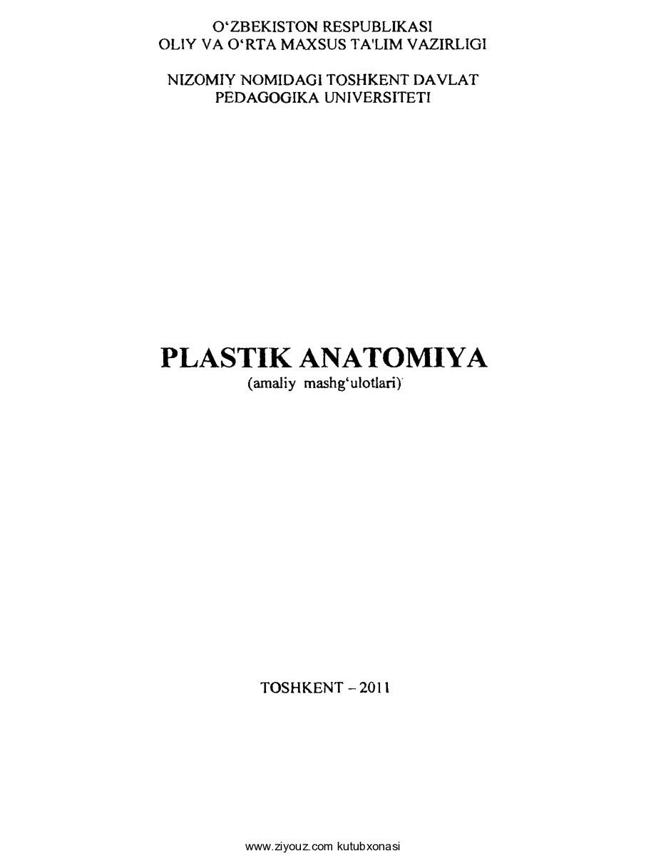 +Plastik anatomiya (B.Baymetov)