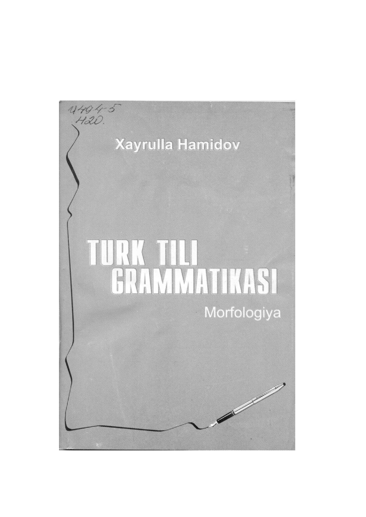 Turk tili grammatikasi