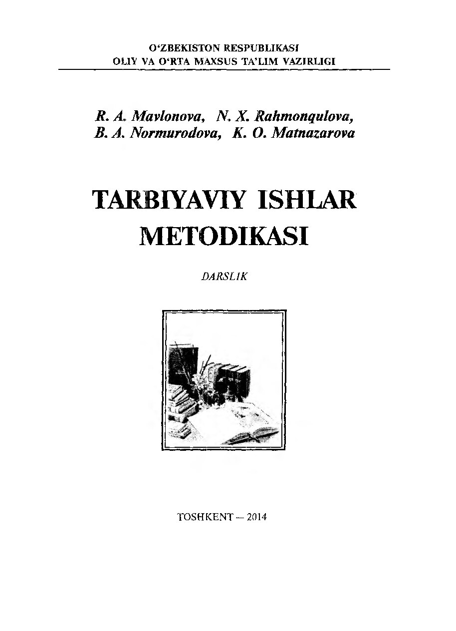 Tarbiyaviy ishlar metodikasi (2)