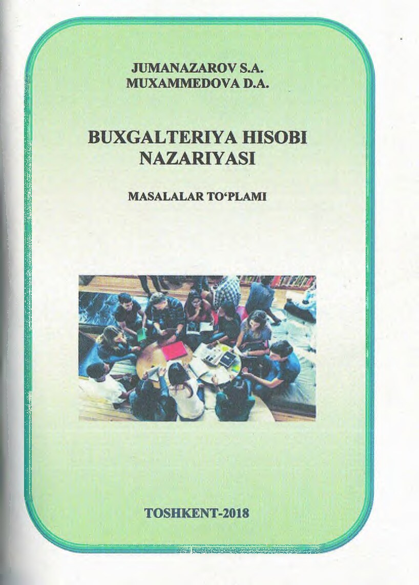 П Jumanazarov S. BUXGALTERIYA HISOBI NAZARIYASI