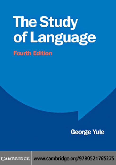 The Study Of Language (4th Edition(