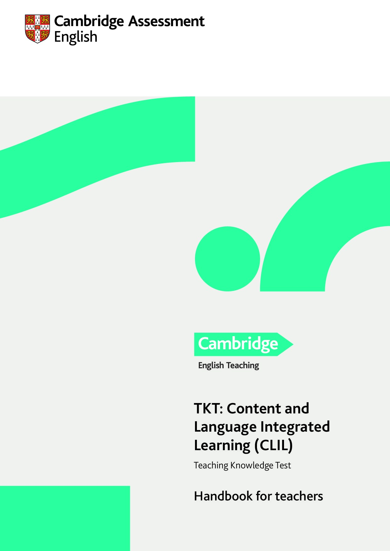 TKT content and language integrated learning (CLIL)